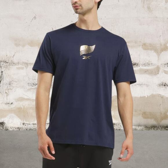Reebok NWT Men's Medal State of Mind Graphic Regular-Fit T-Shirt Large - Picture 1 of 5